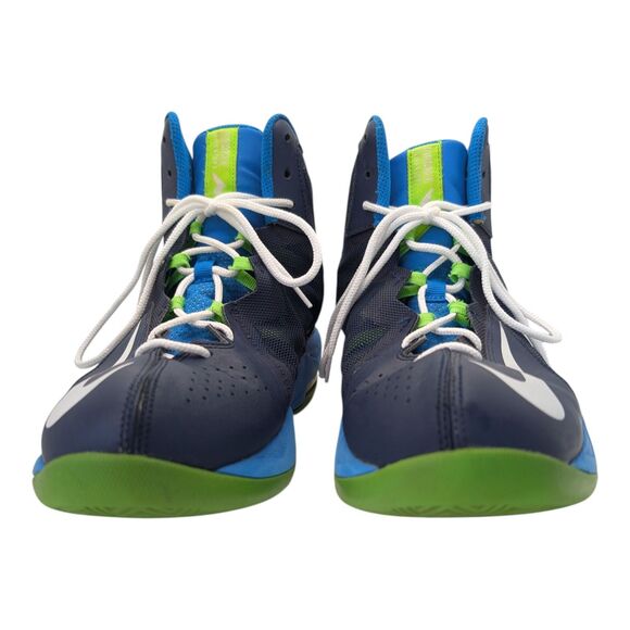 NIKE AIR MAX STUTTER STEP 2 BLUE ELECTRIC GREEN NAVY 653455-400 Size 12 - Picture 2 of 8